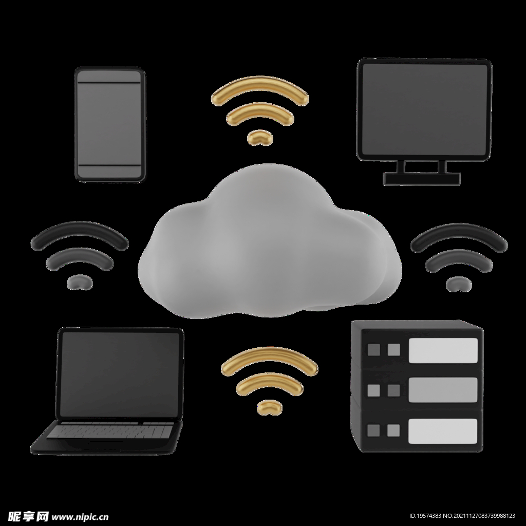 wifi机箱机房电脑