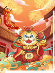 新年海报背景