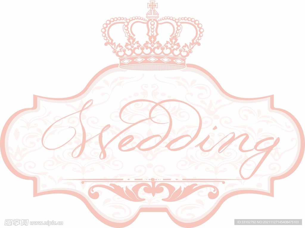 婚礼logo wedding字