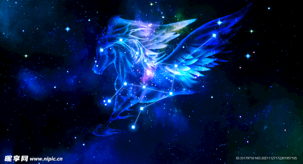 蓝色星空