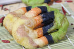 彩色油饼