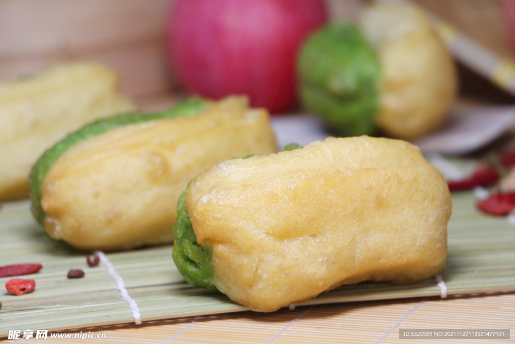 绿色油条