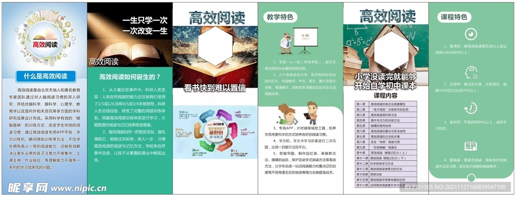 高效阅读展架