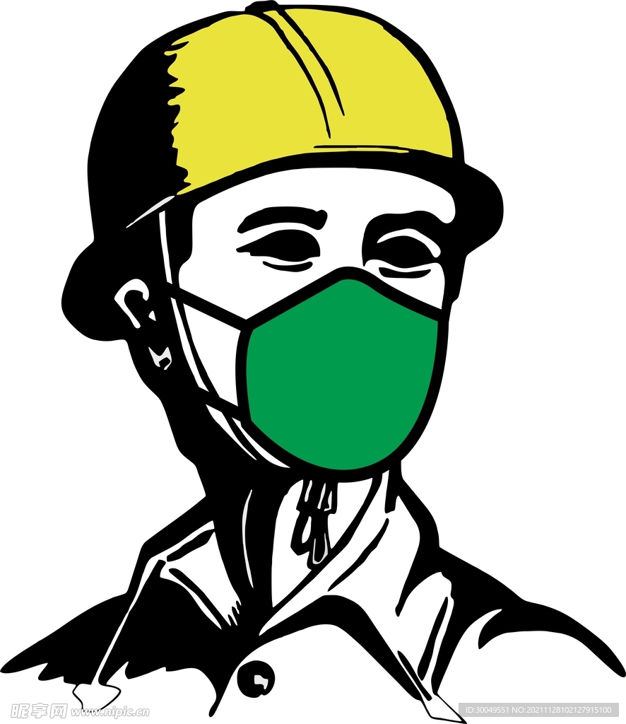 农民工带口罩