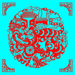 老虎剪纸