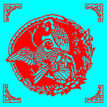 达摩鹦剪纸