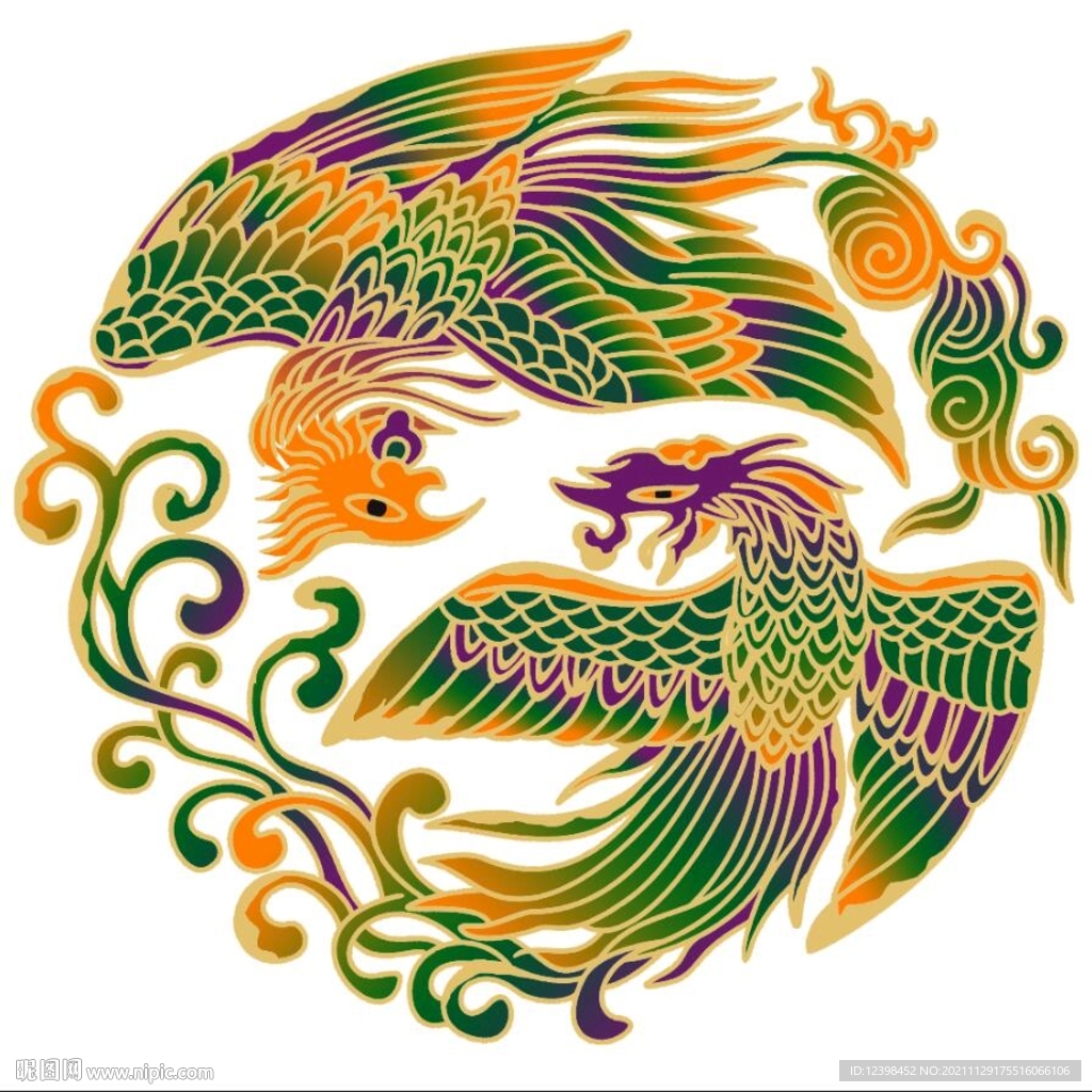 凤凰图案设计
