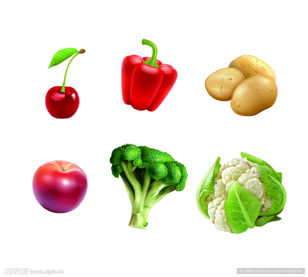 矢量蔬菜