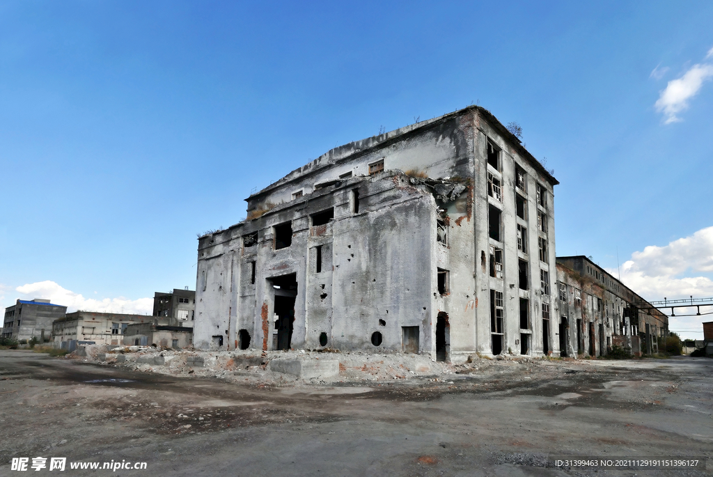 废弃建筑 破败建筑