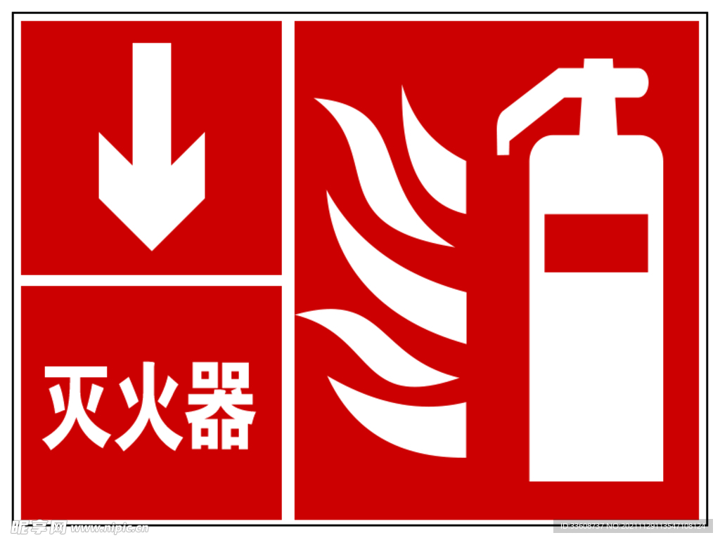 灭火器展板