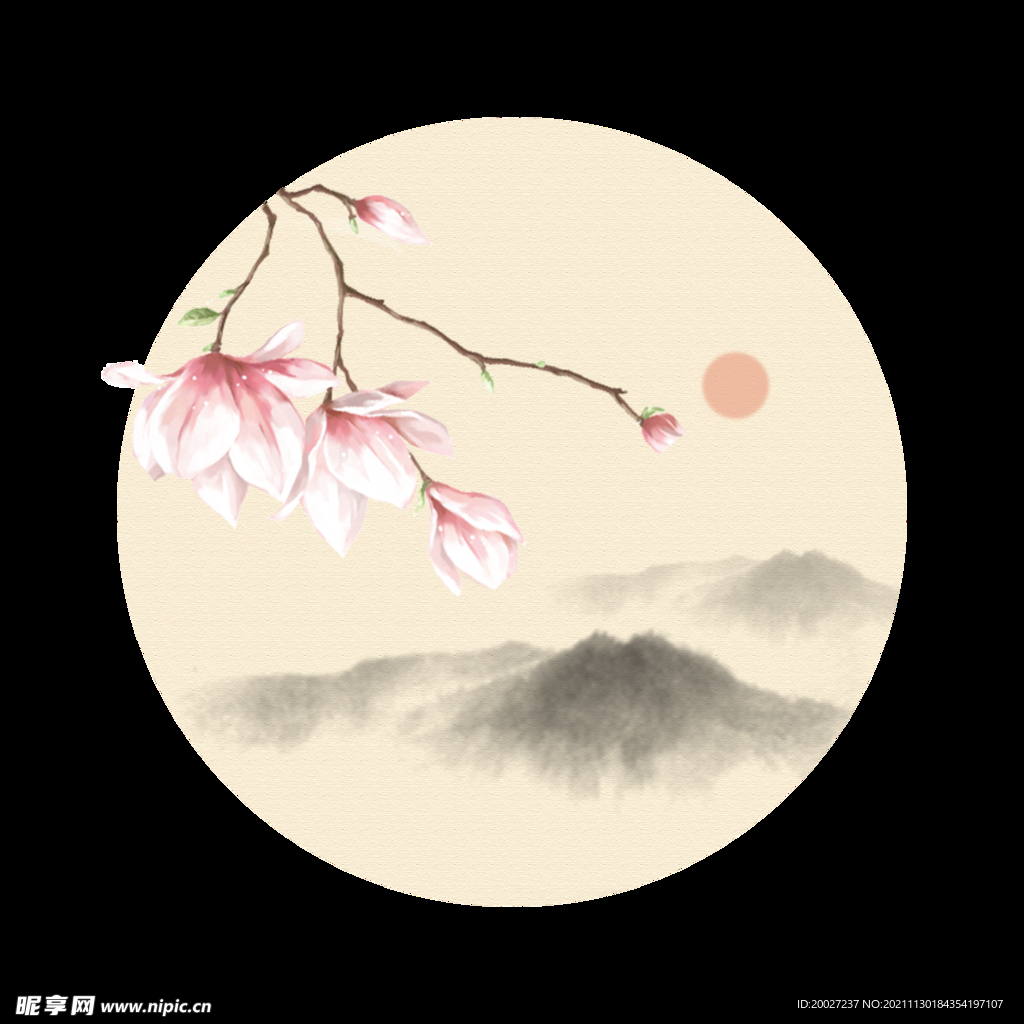 国画山水画