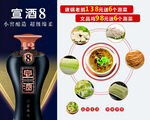 碳锅老鹅  文昌鸡   宣酒8