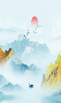 山水装饰画 
