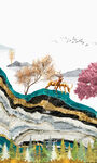 山水装饰画 