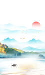 山水装饰画 