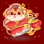 卡通虎素材 