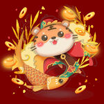 卡通虎素材  