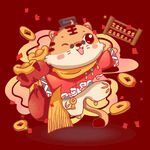 卡通虎素材 