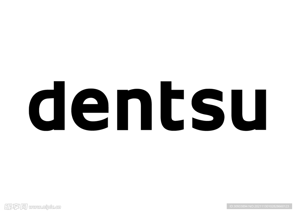 Dentsu 标志