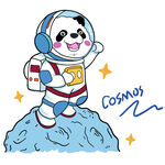 熊猫宇航服星球
