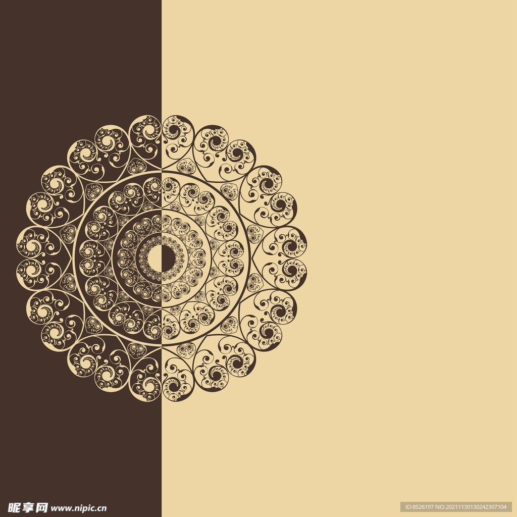 欧式花纹