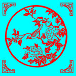 花鸟剪纸
