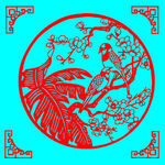 花鸟剪纸