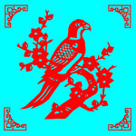 花鸟剪纸