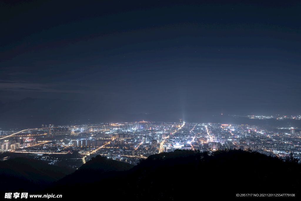 丽水市夜景