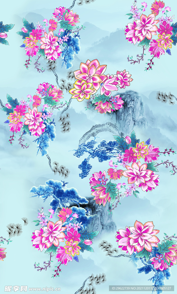 手绘花