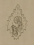 莫高窟敦煌壁画线描人物稿