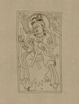 石窟 克孜尔壁画线描稿