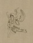 石窟 克孜尔壁画线描稿