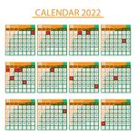 2022挂历台历