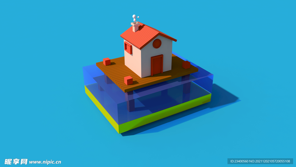 C4D 三维壁纸 定格10点 