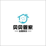 贝贝管家矢量图LOGO标志