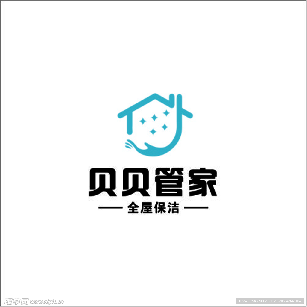 贝贝管家矢量图LOGO标志