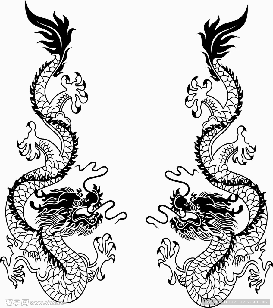 龙矢量图