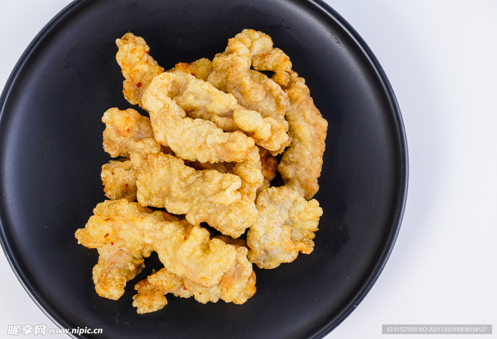 美食小酥肉摄影图