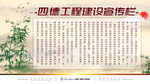 四德工程建设宣传栏