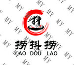 捞抖捞logo设计标志
