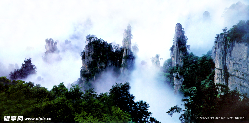 唯美仙境背景图片