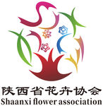 陕西省花卉协会logo标志