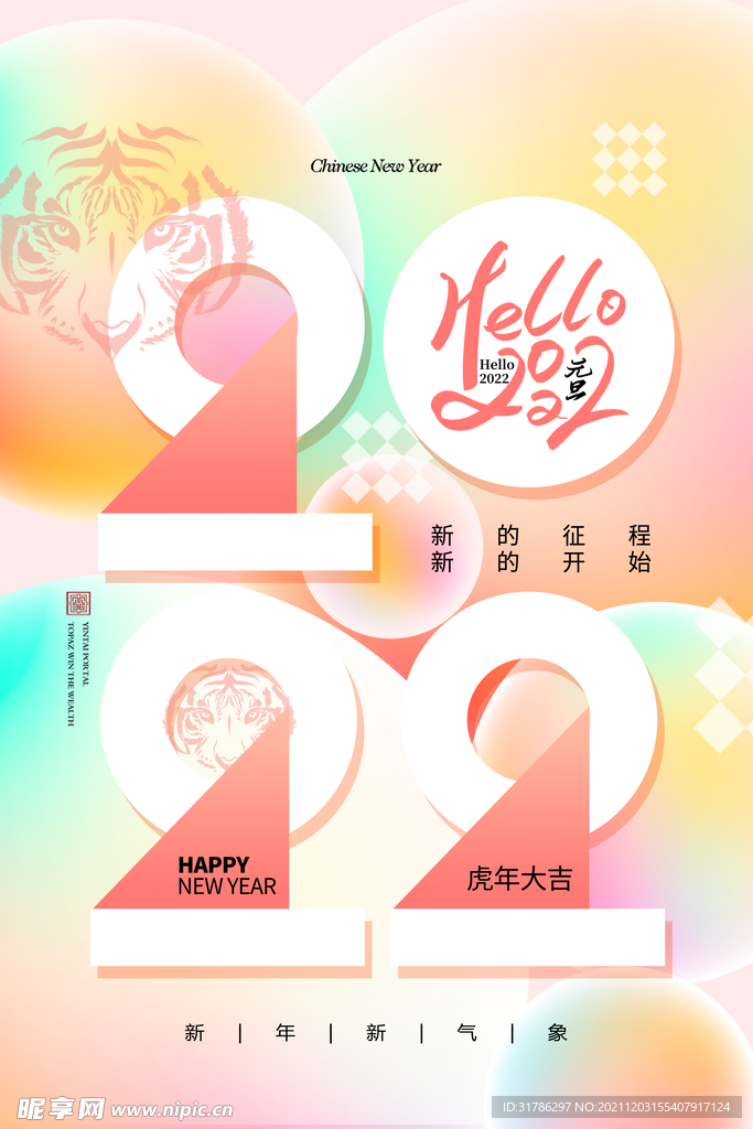 2022虎年海报