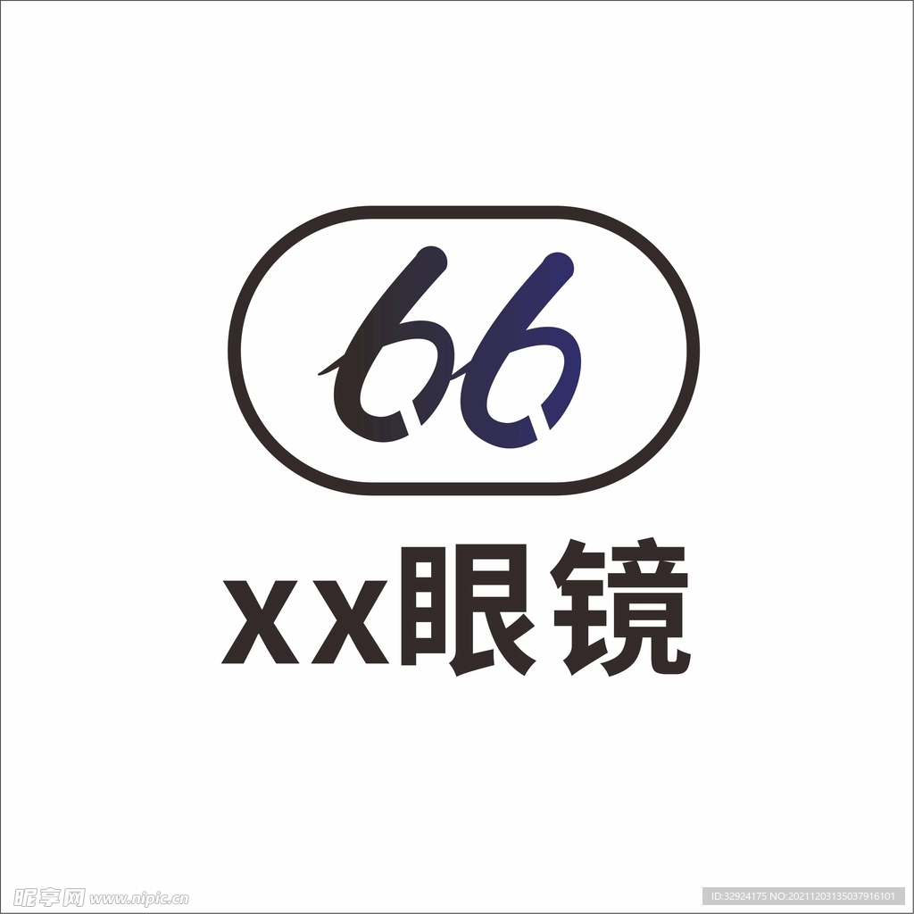 眼镜logo