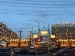 夜晚张掖的甘州市场