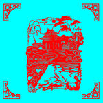 亭子剪纸