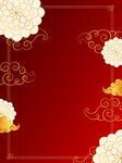 红色春节新年中式中国风装饰图案