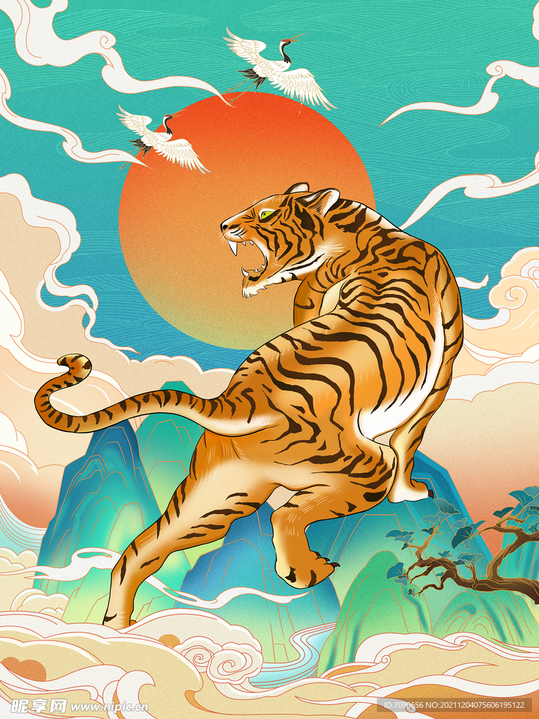 虎年新春海报   