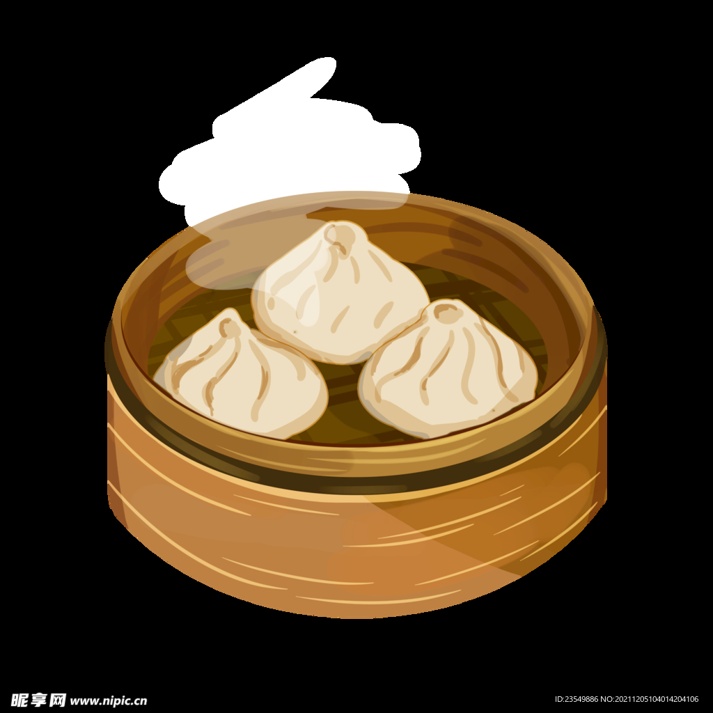 手绘包子